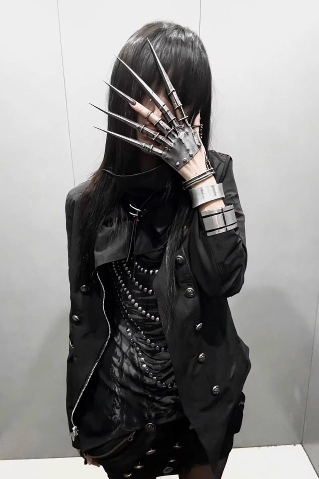 dark metal napoleon jacket ZC30110