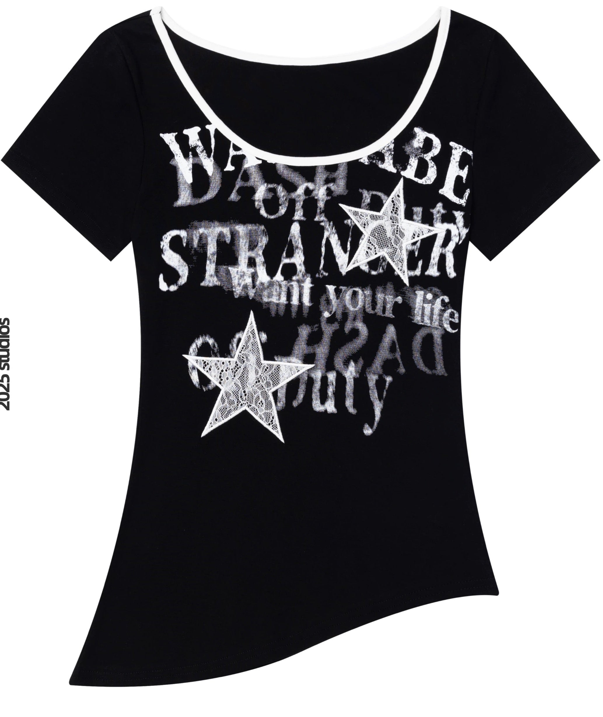 asymmetry rock print Tshirt ZC20865