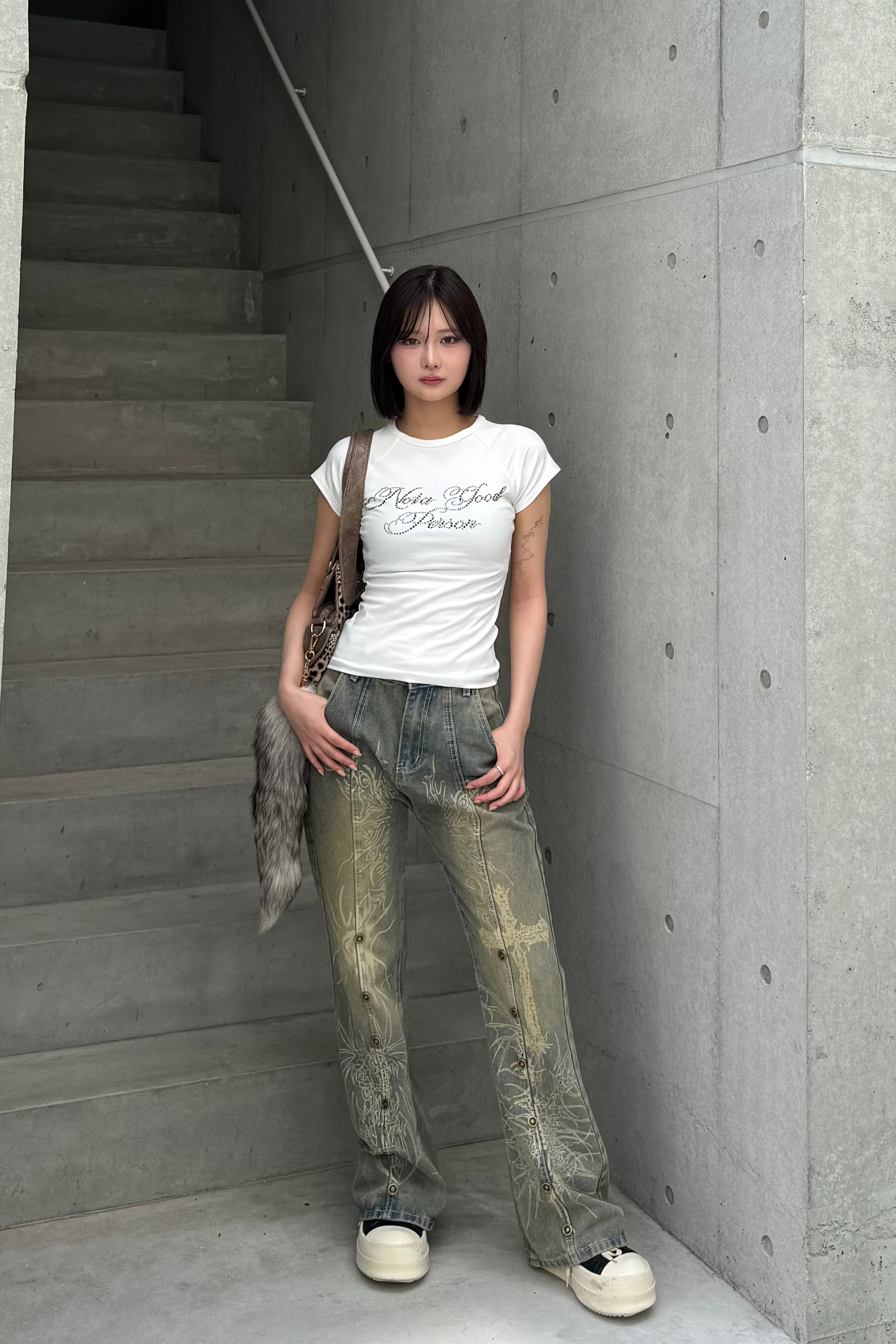 Edge letter Tshirt ZC20862