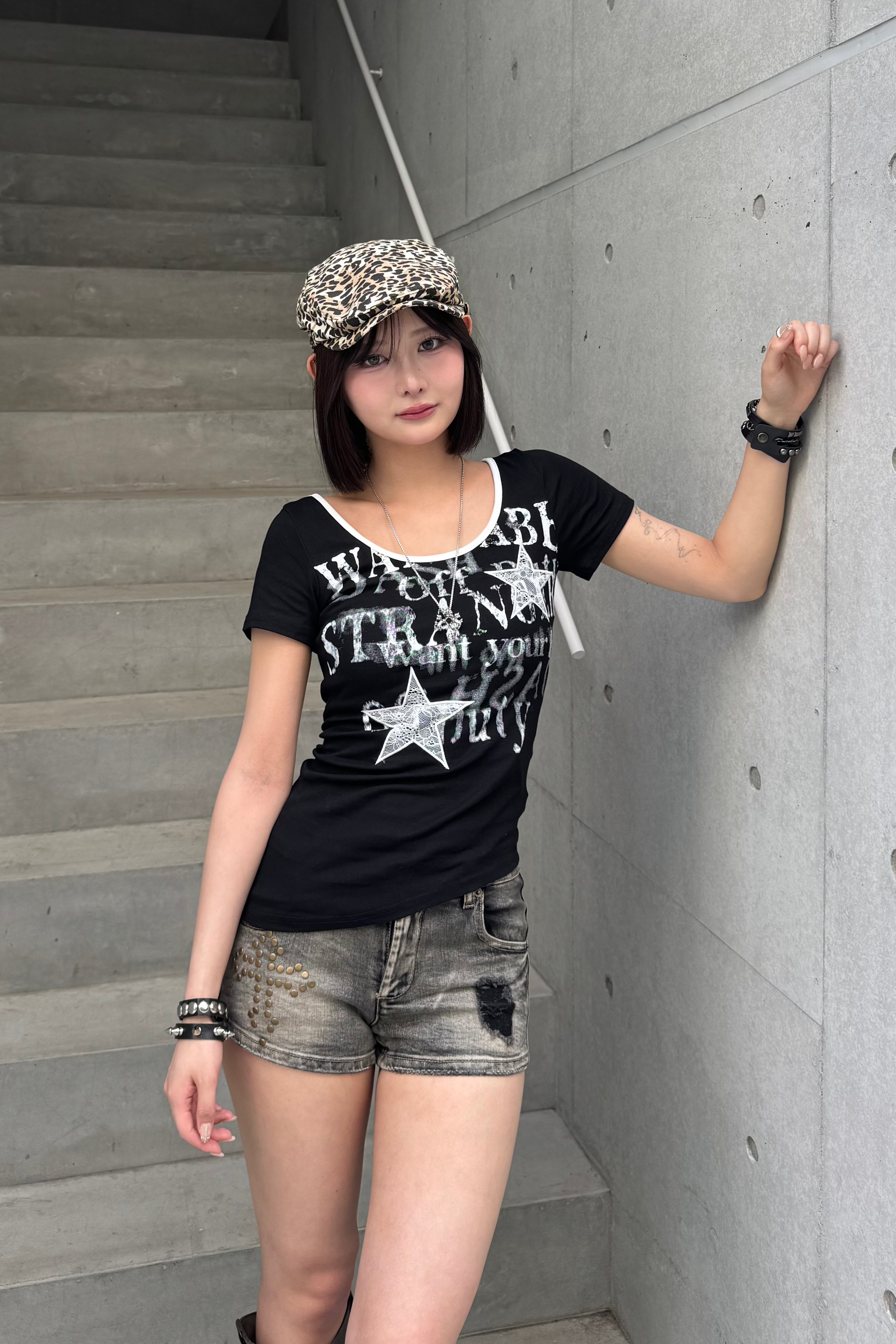 asymmetry rock print Tshirt ZC20865
