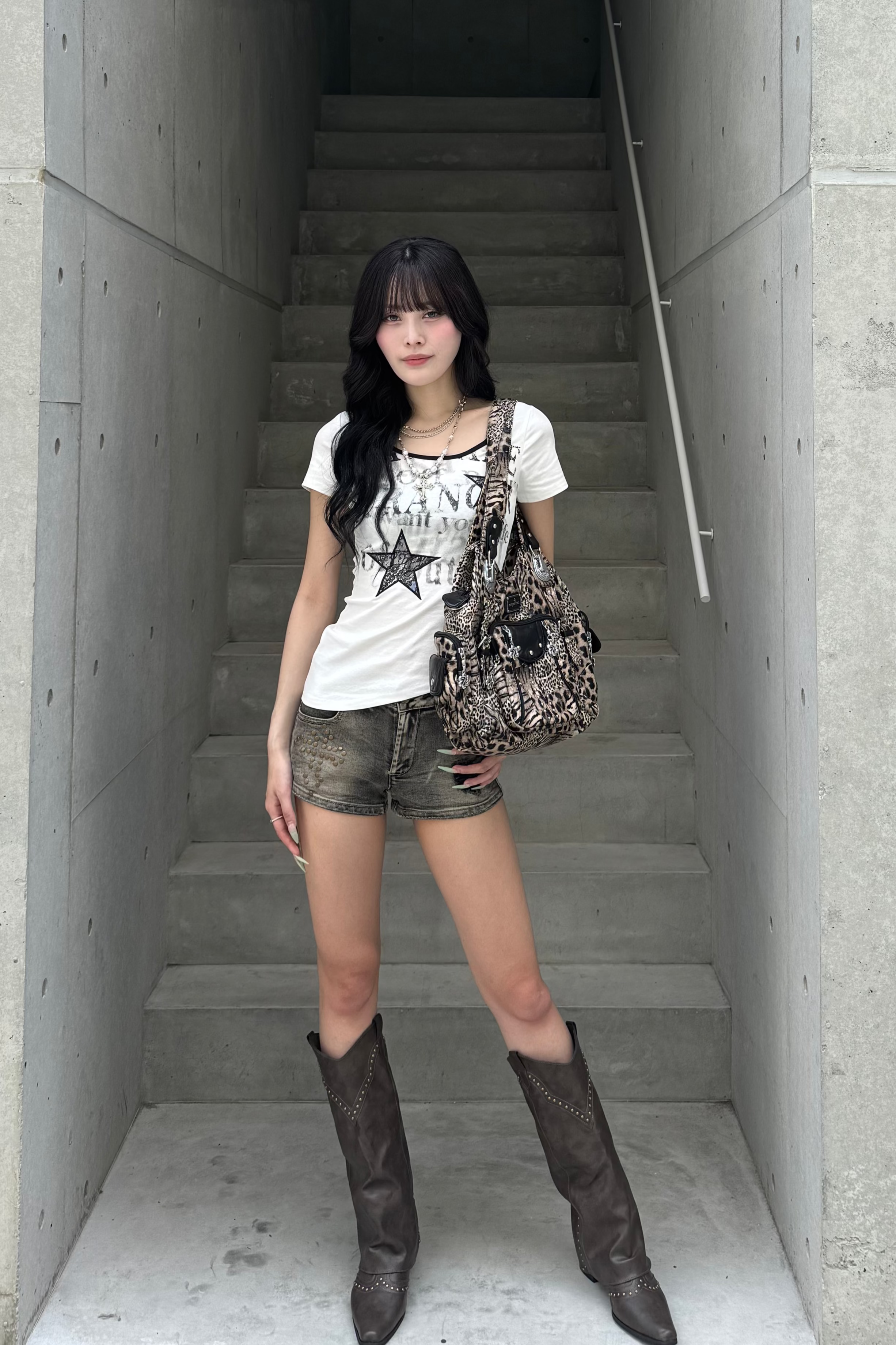 asymmetry rock print Tshirt ZC20865