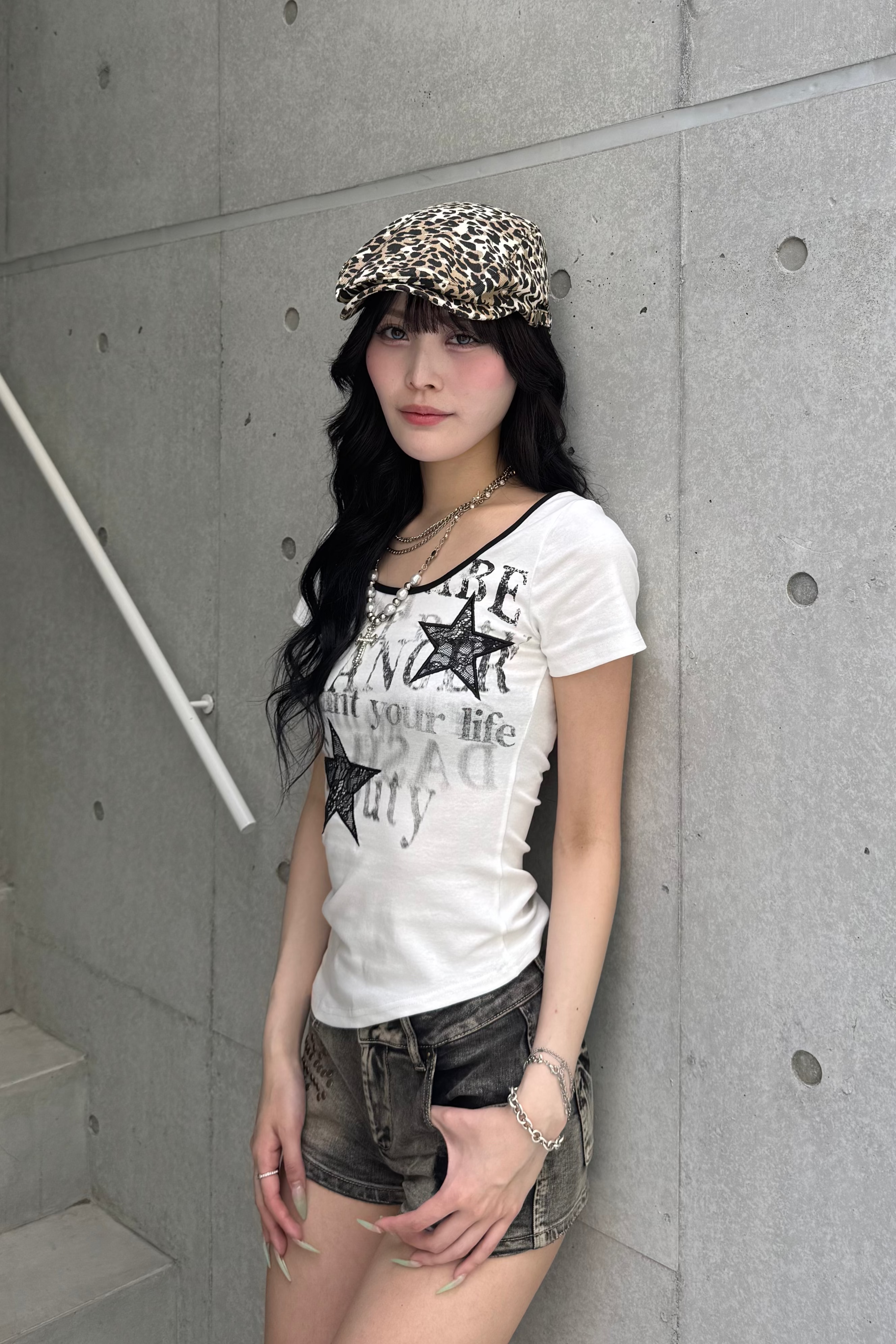 asymmetry rock print Tshirt ZC20865