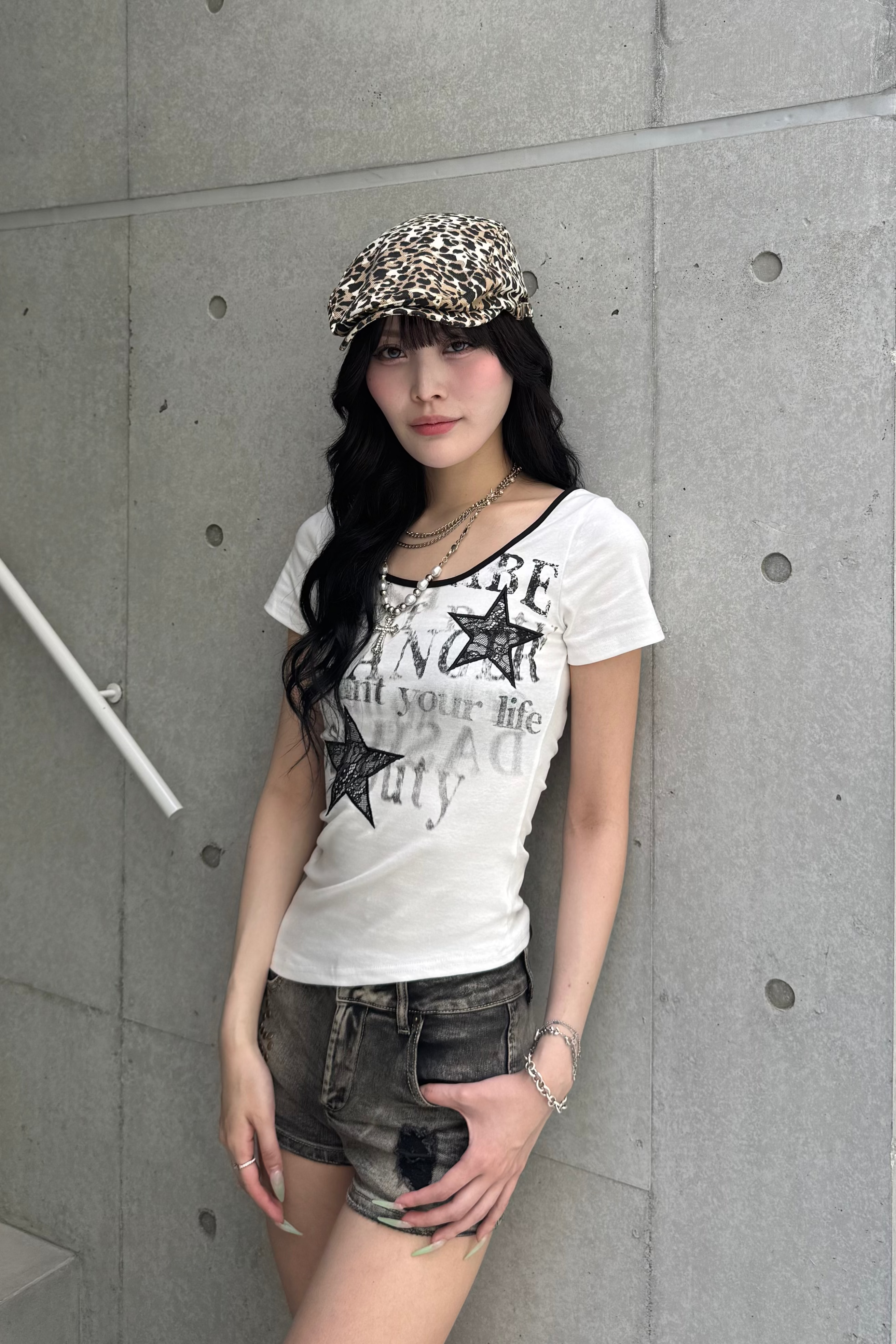 asymmetry rock print Tshirt ZC20865