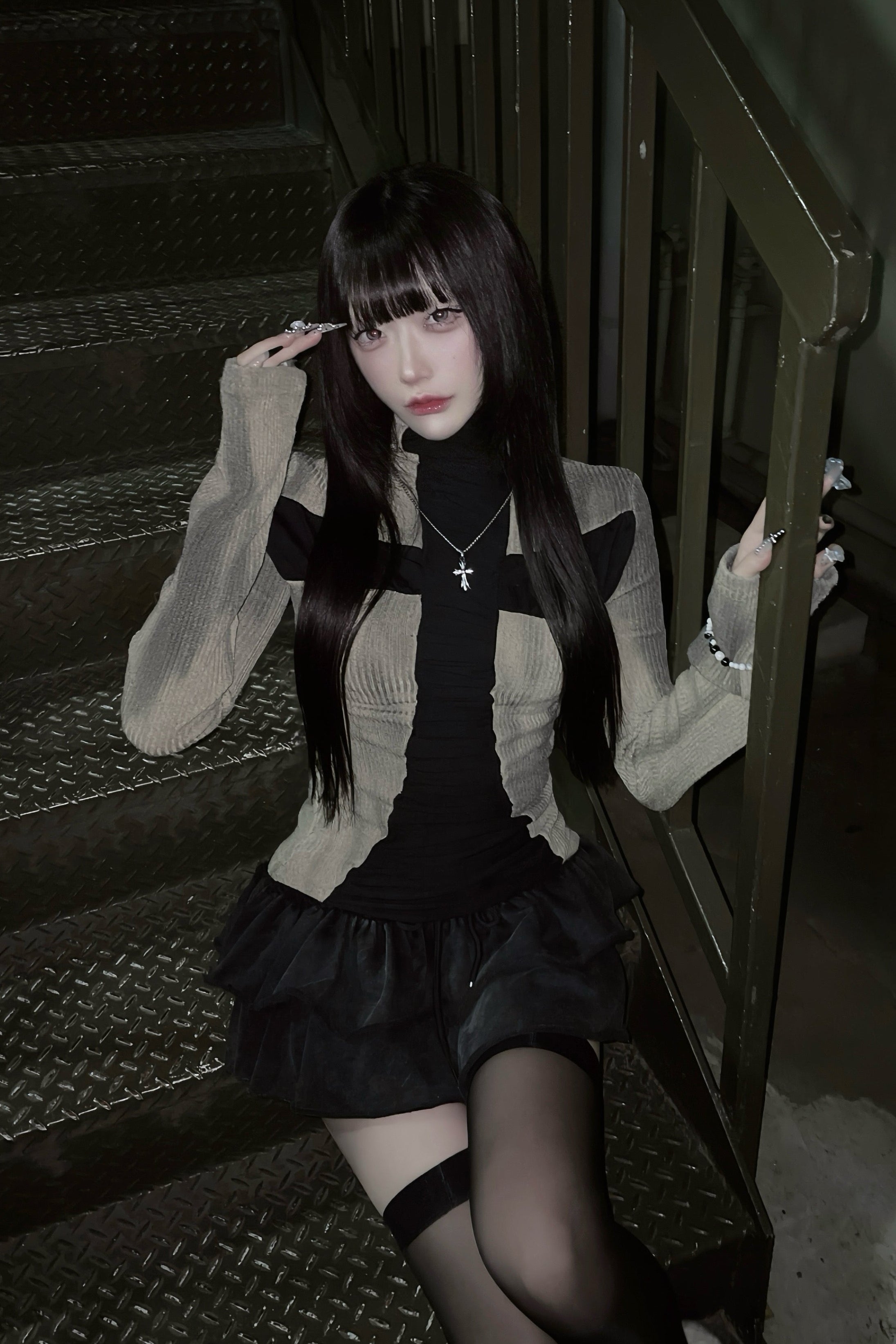 rebel rosary fit tops ZC21215