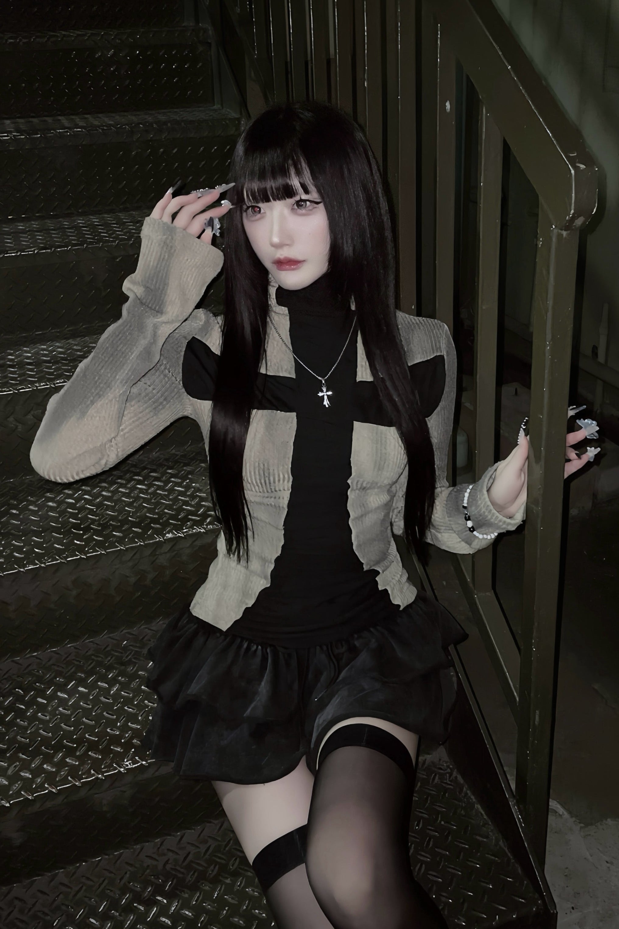 rebel rosary fit tops ZC21215