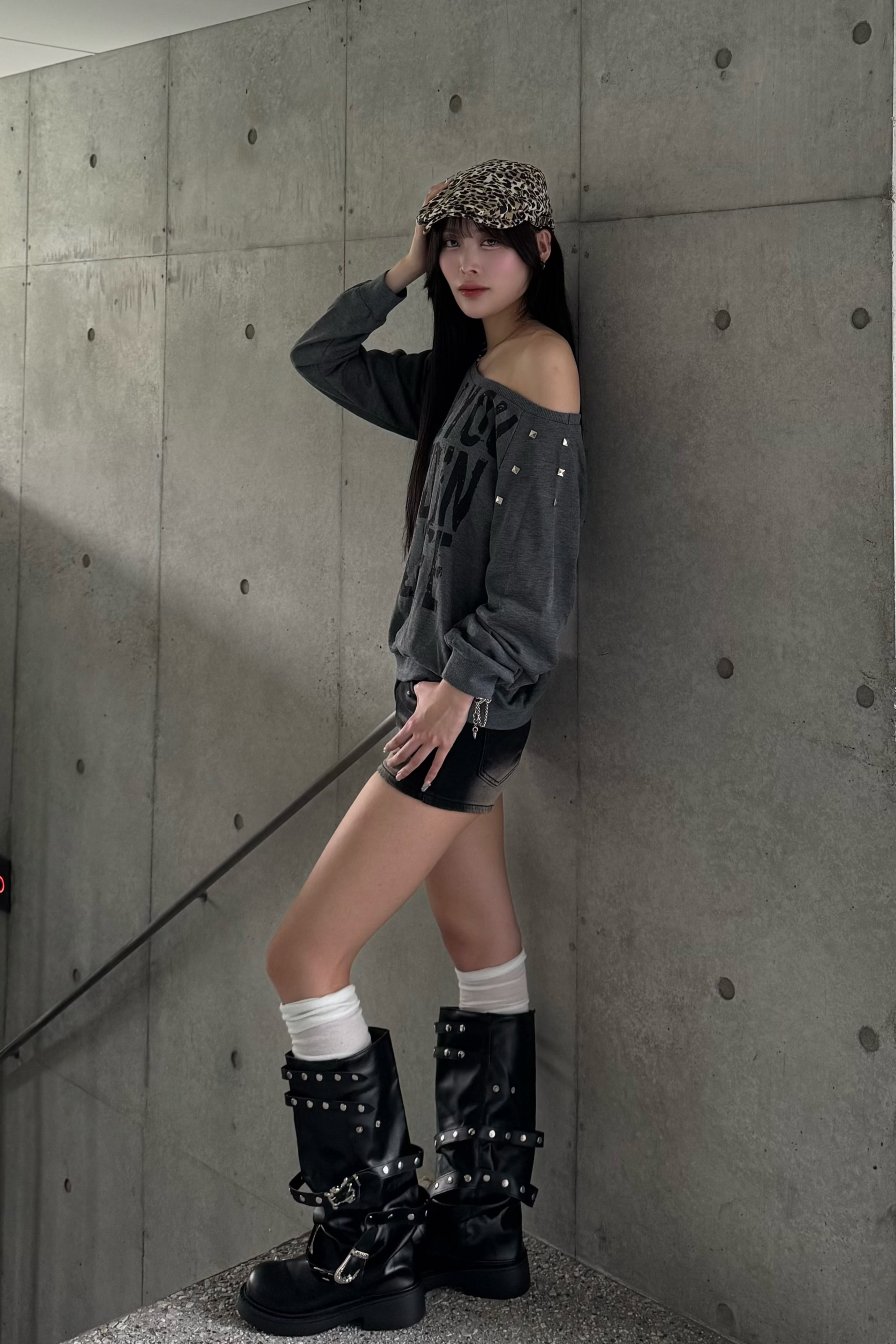 platform buckle boots ZC40091