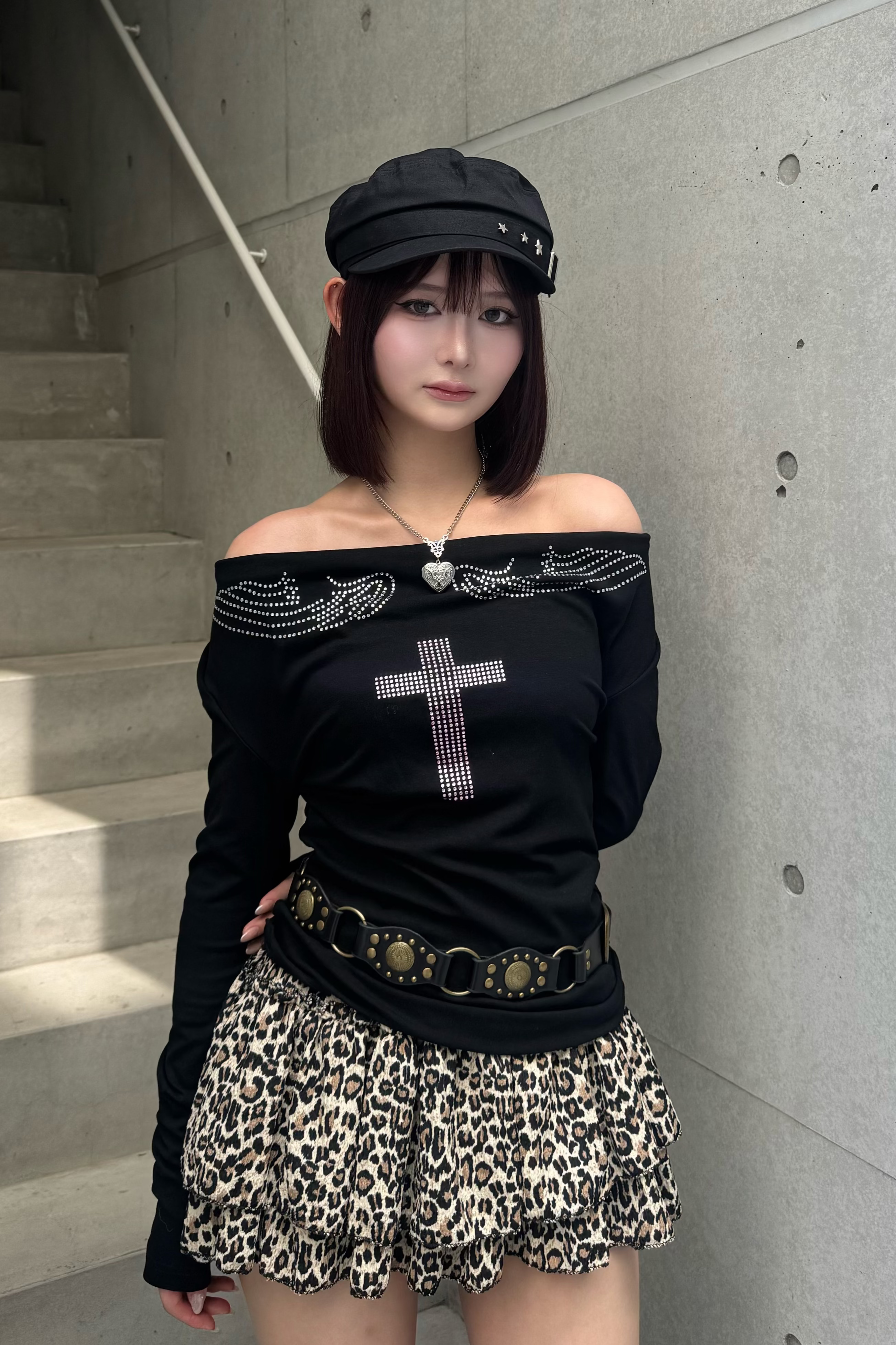 rhinestone 2way tops ZC20974