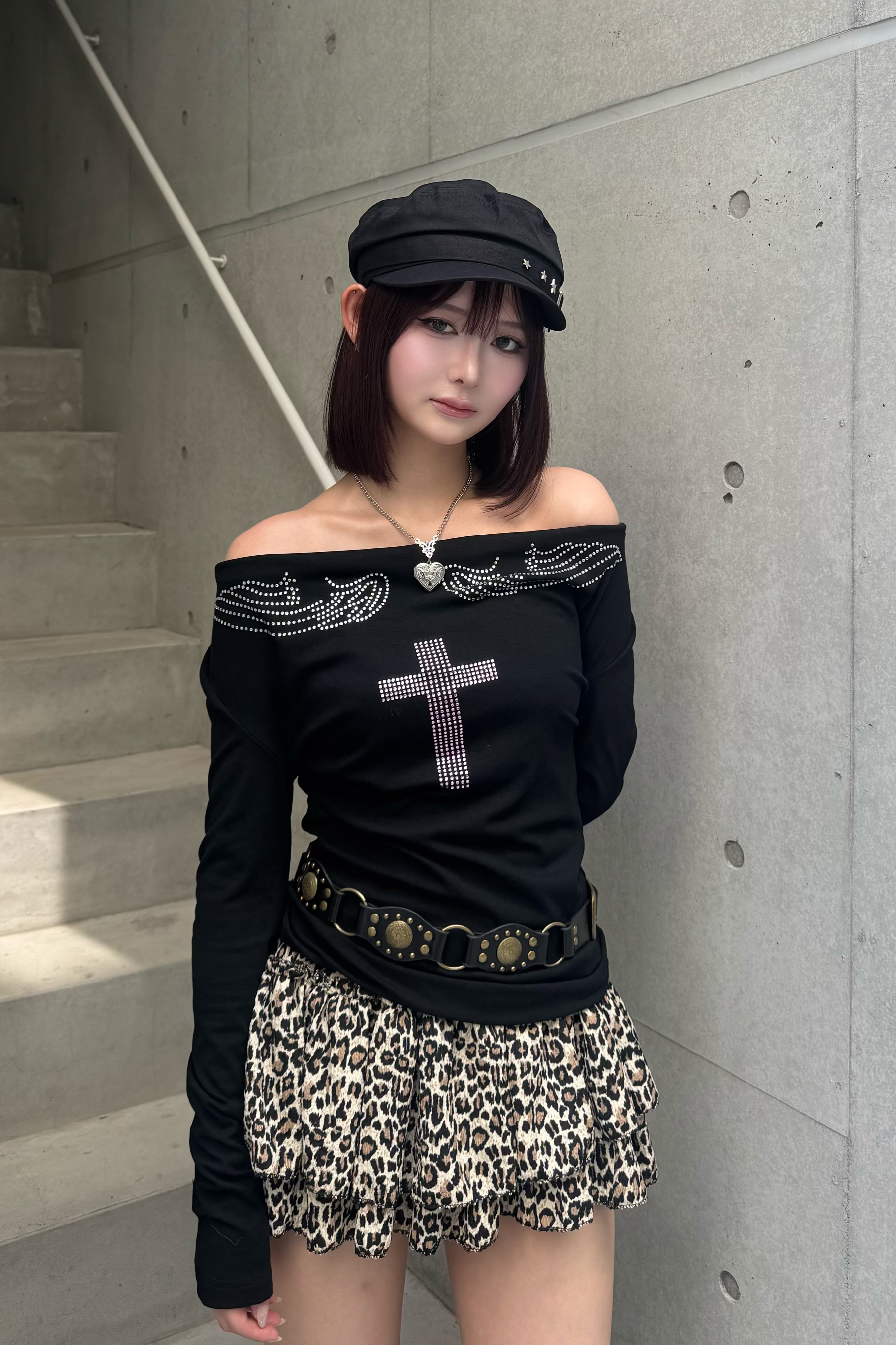rhinestone 2way tops ZC20974