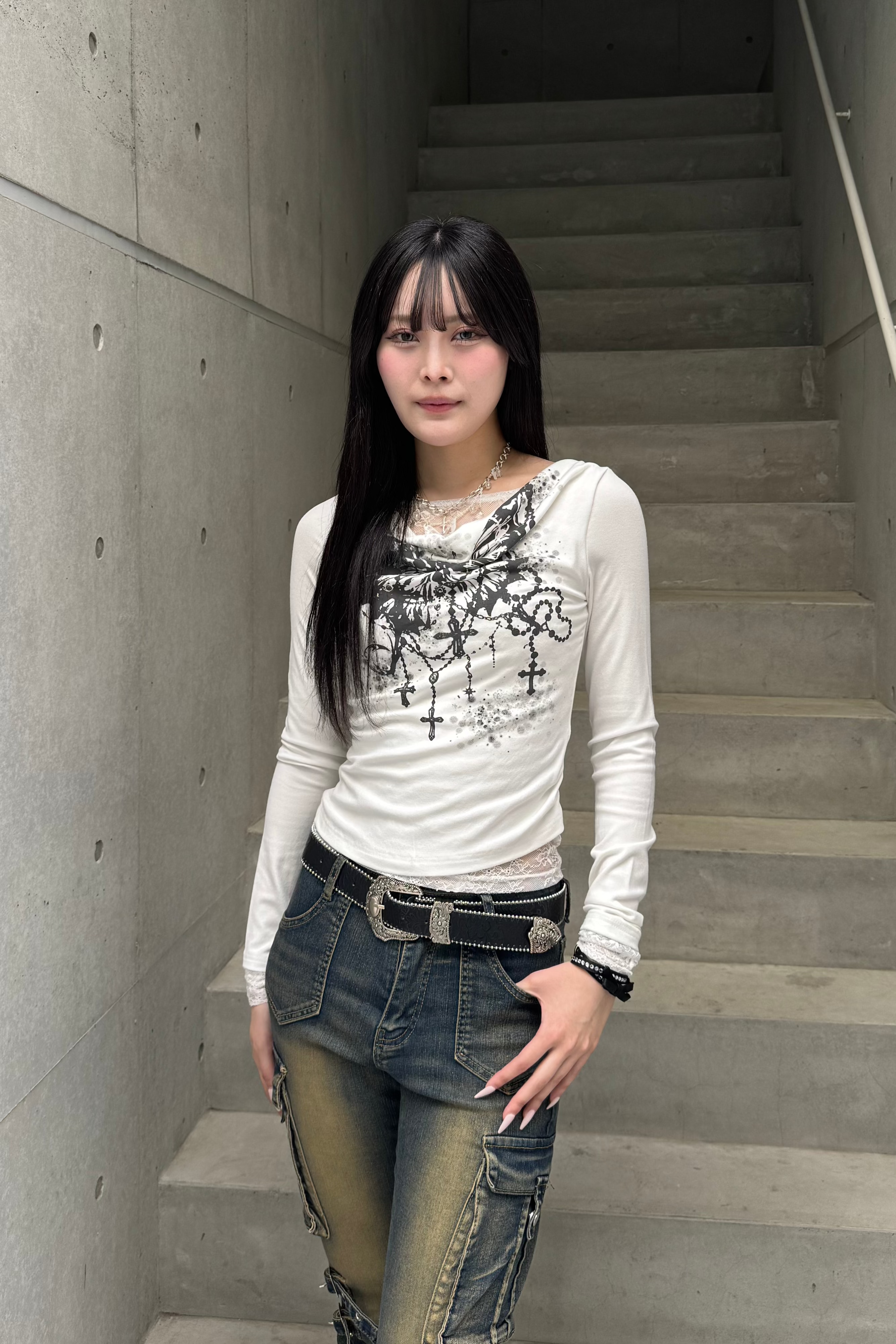 butterfly print tops ZC20791