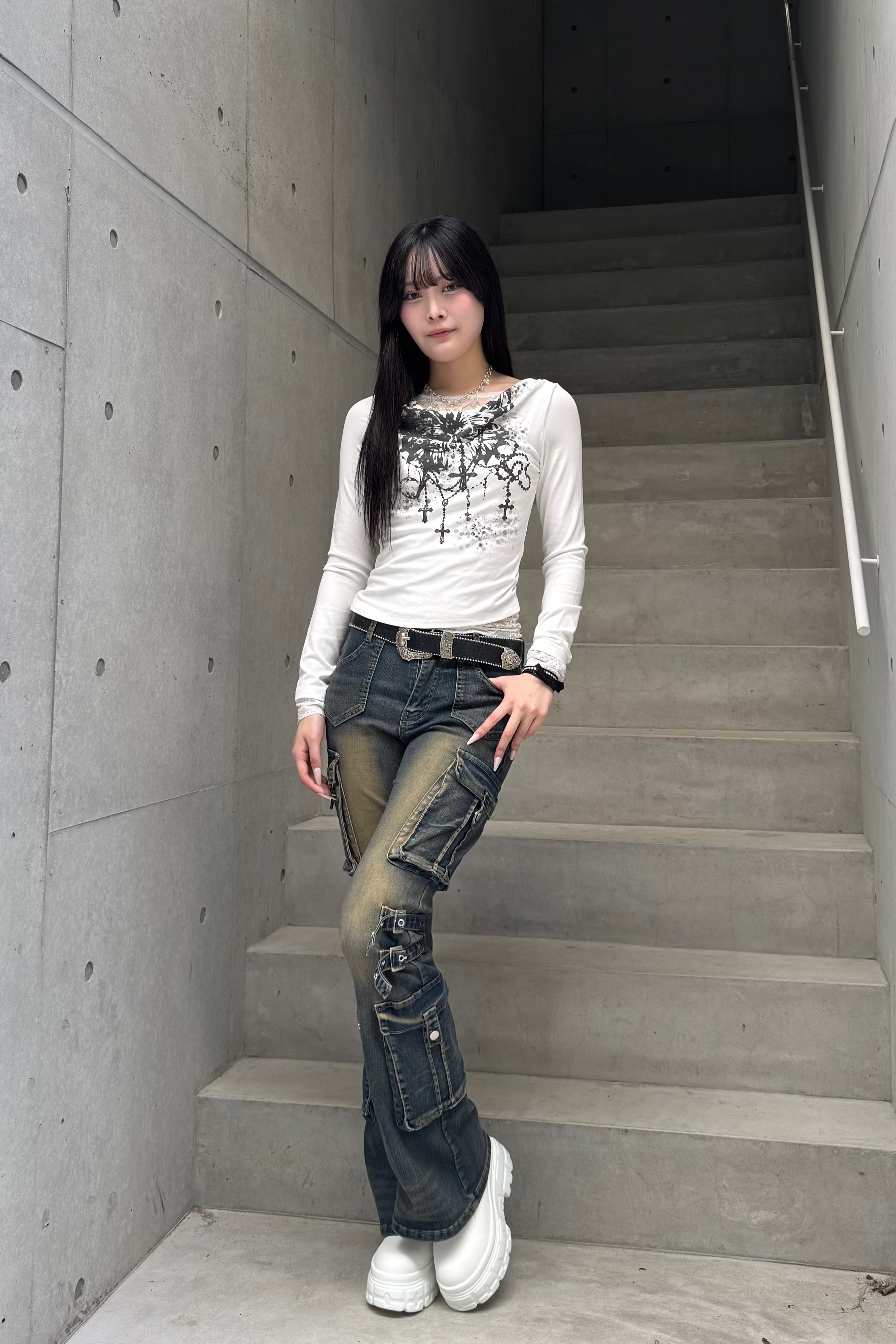 butterfly print tops ZC20791