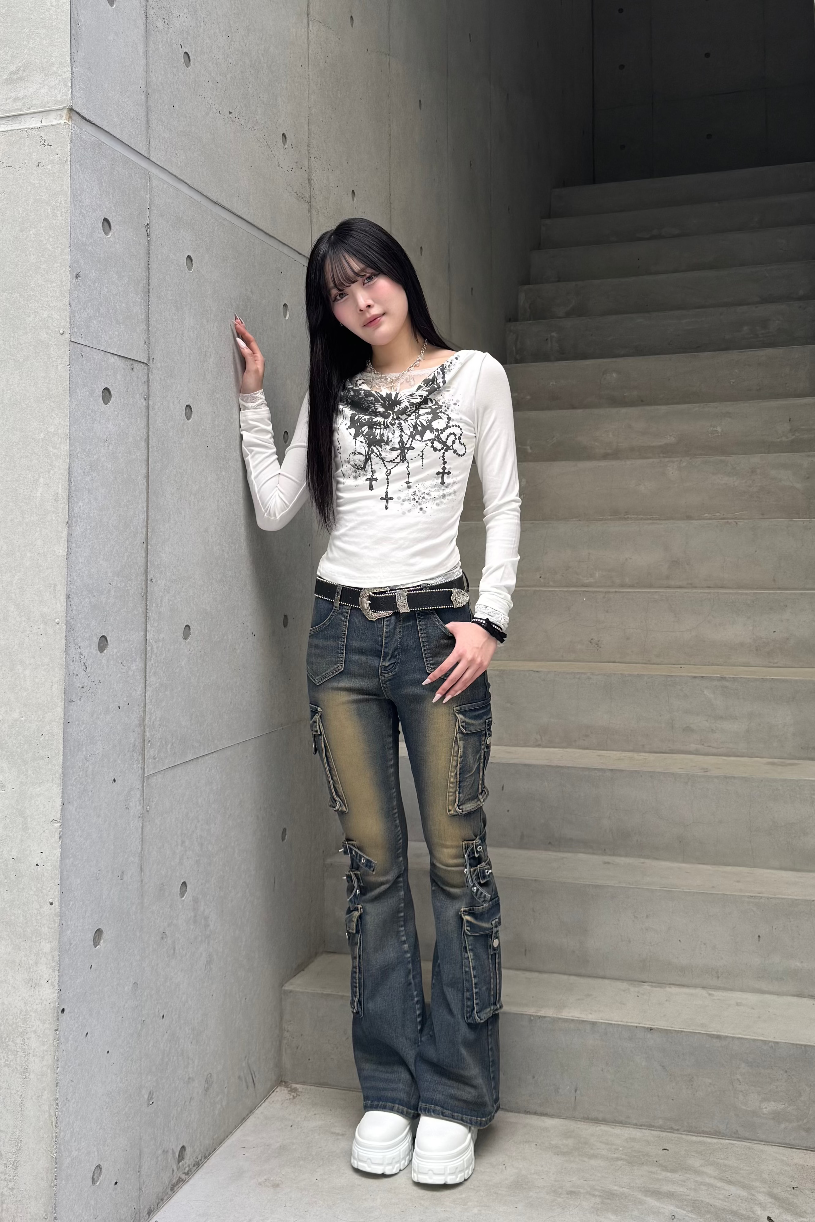 butterfly print tops ZC20791