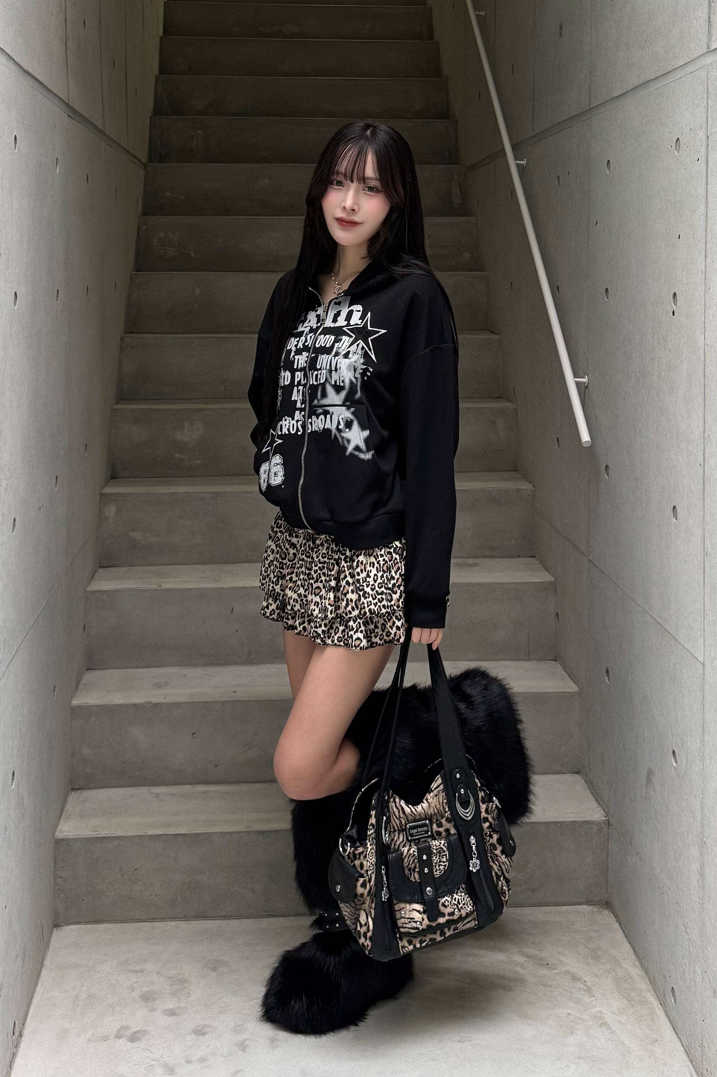 dark rock zip hoodie ZC21144