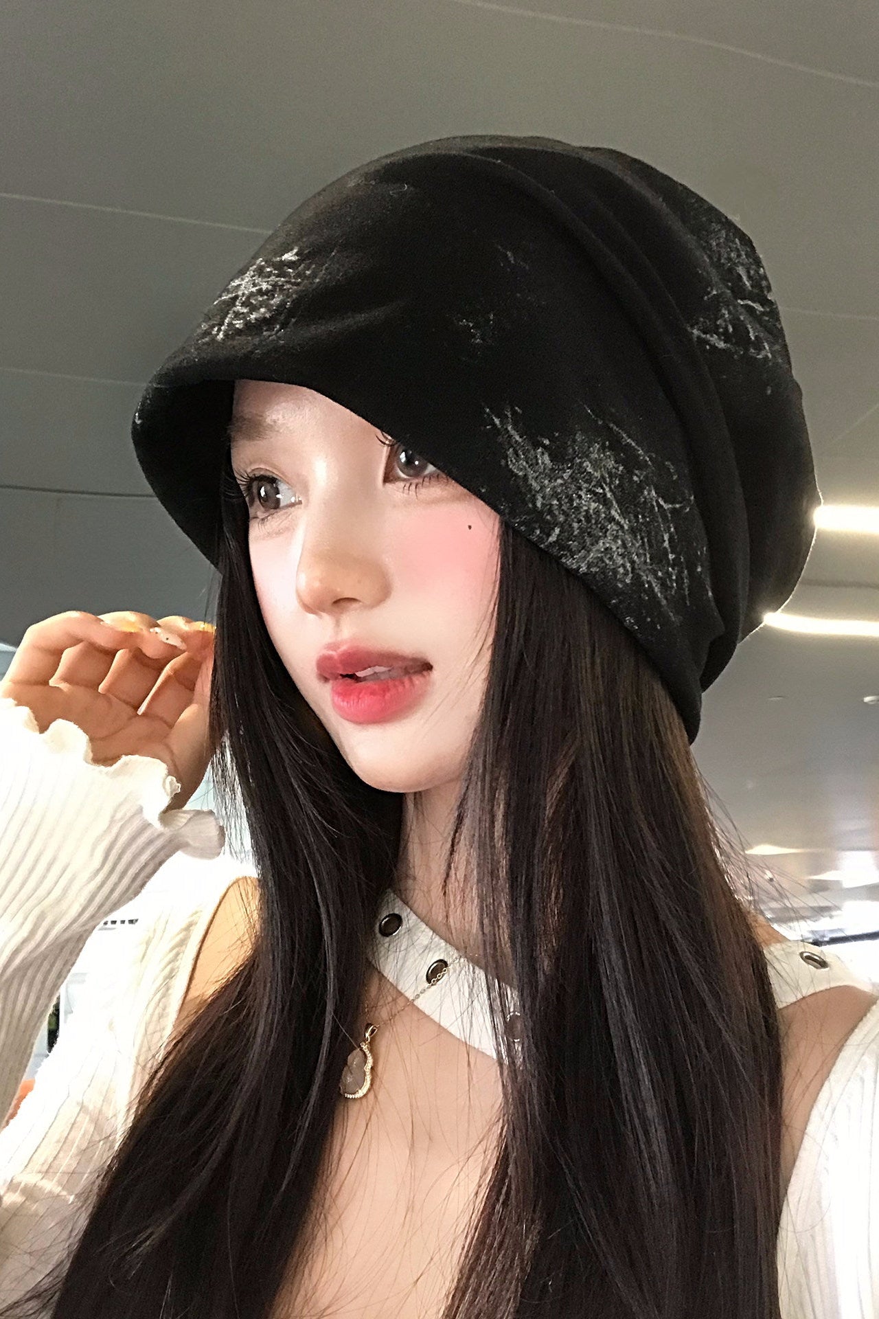 spray loose beanie ZC40136