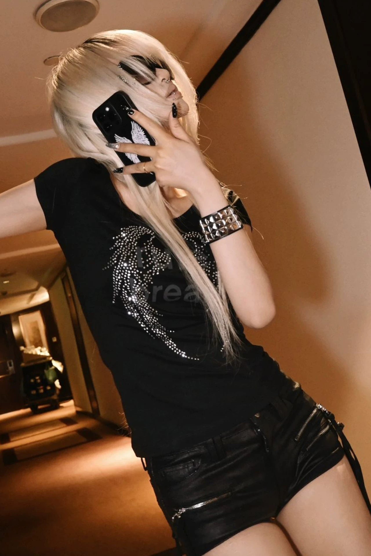 ウィングビジューTシャツ ZC21387