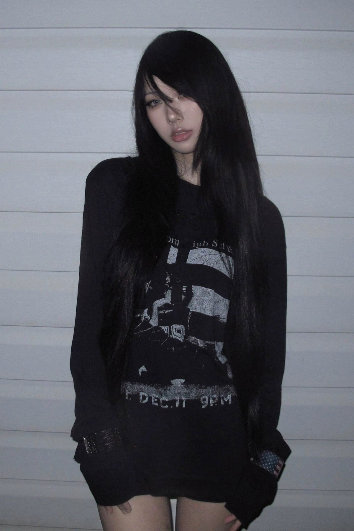 グラフィックフェイクレイヤードTシャツ ZC20008