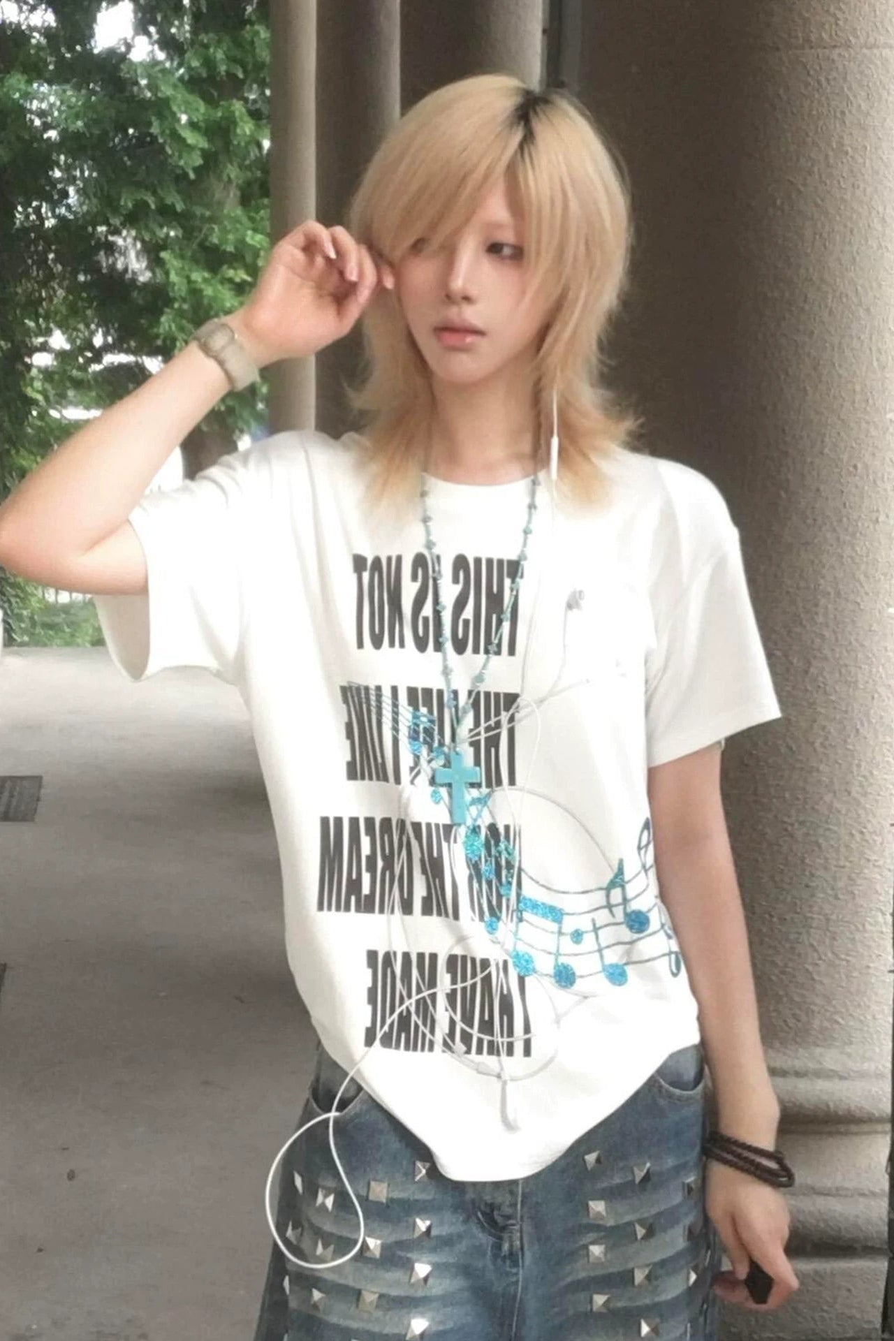オーバーグランジTシャツ ZC21397