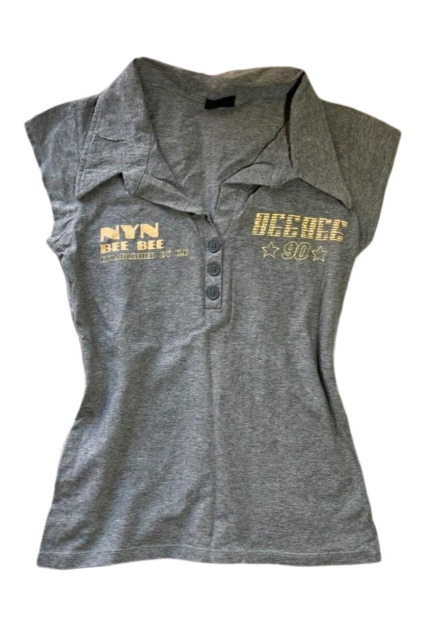 tight sleeveless polo ZC21322