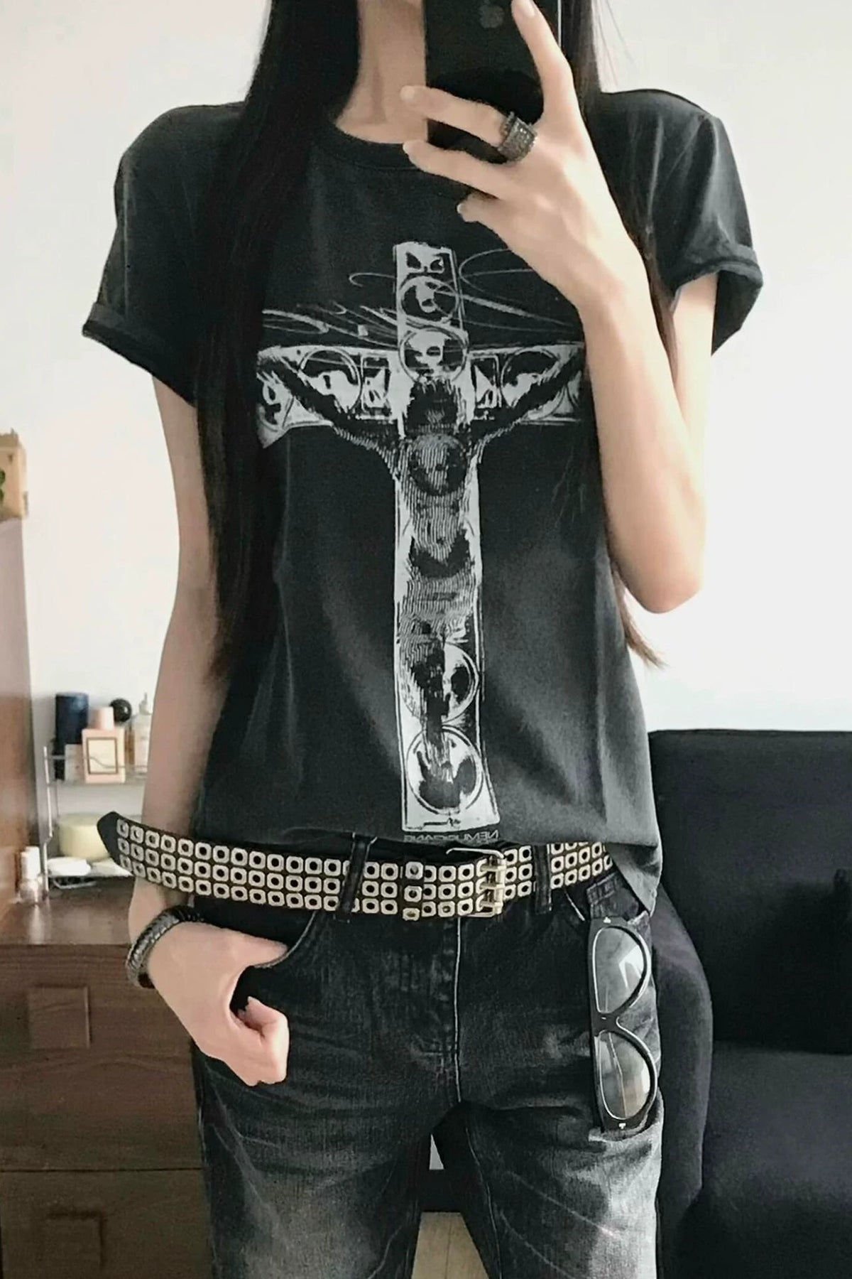 ビンテージクロスTシャツ ZC21388