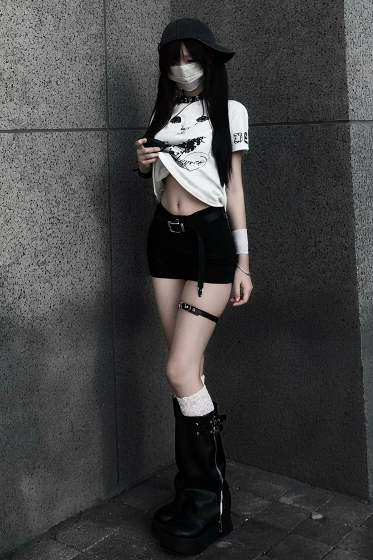 グランジキャットTシャツ ZC21398