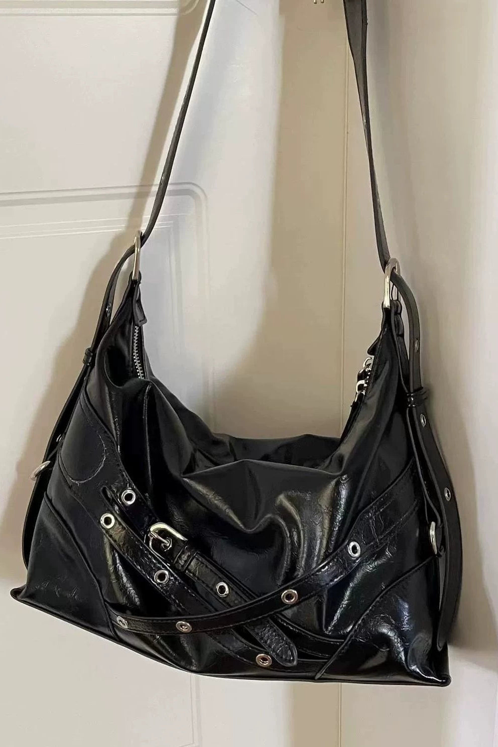 belted leather bag ZC40145