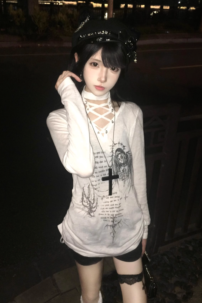 lace up sier tops ZC21172