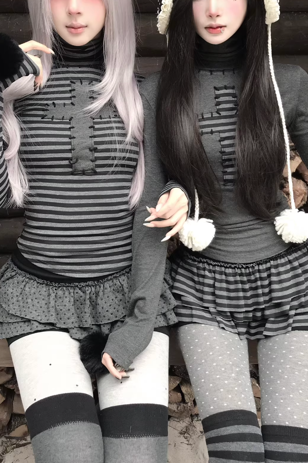 stitched cross border top ZC21187