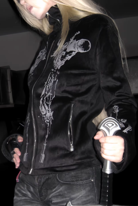 stand collar visual jacket ZC30106