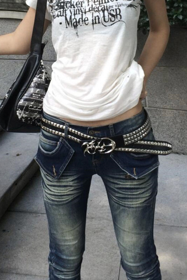 wash design lowrise denim ZC19429