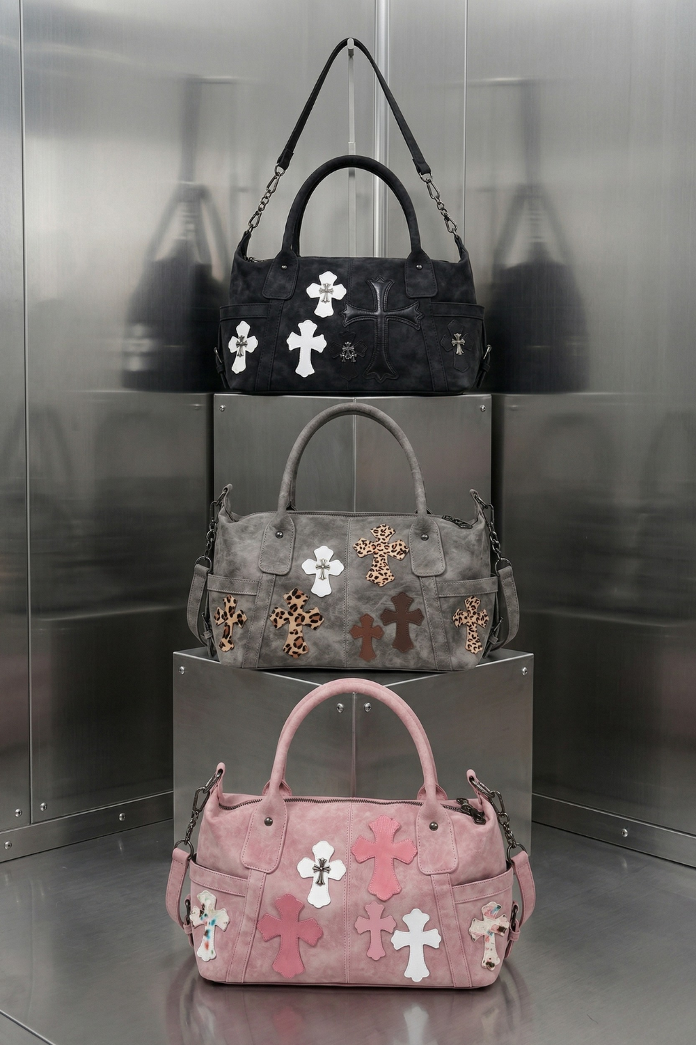 cross patch hand bag ZC40601