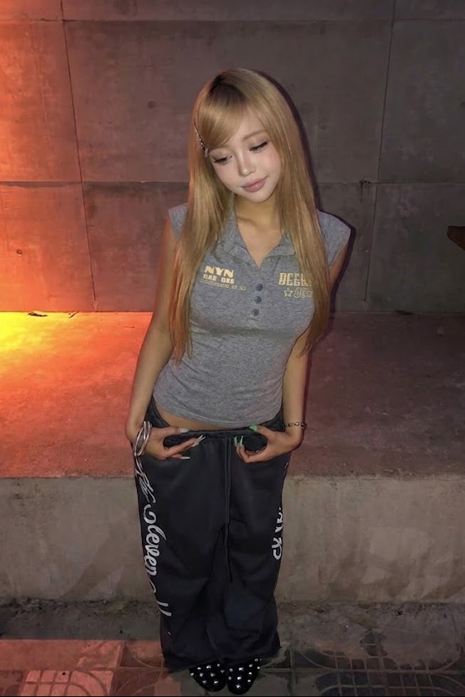 tight sleeveless polo ZC21322