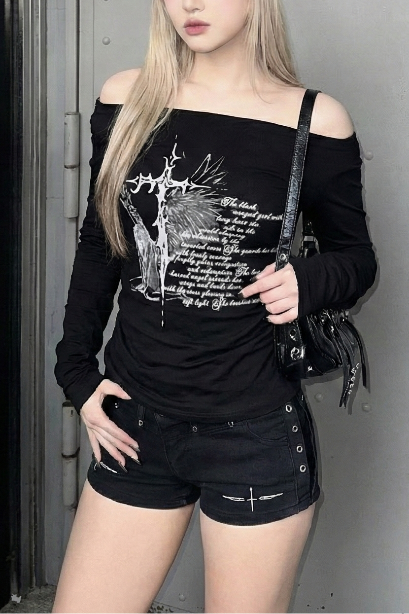 line stone skull tops ZC21194