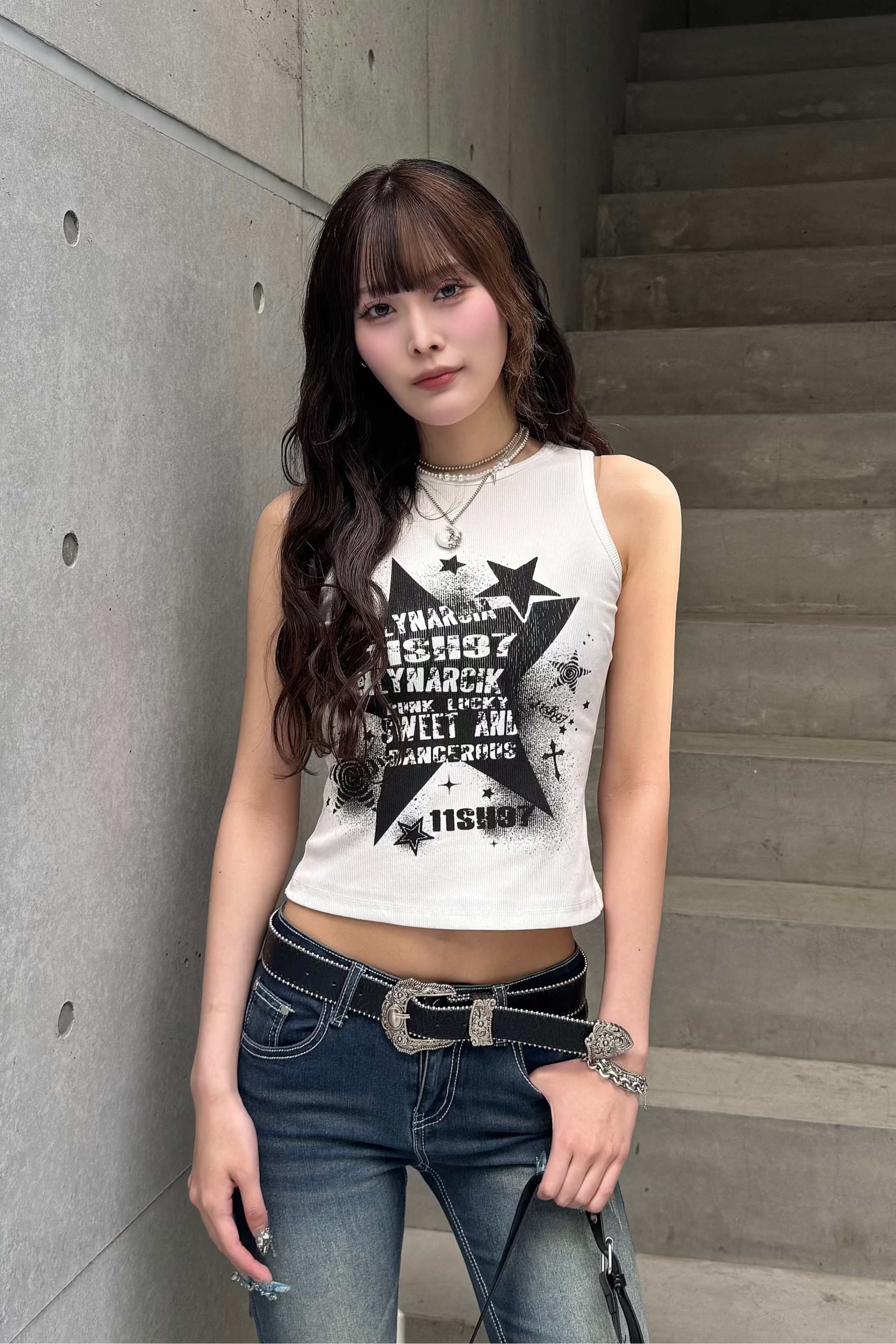 star rock tank top ZC20852