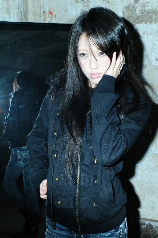 fur metal military jacket ZC30098