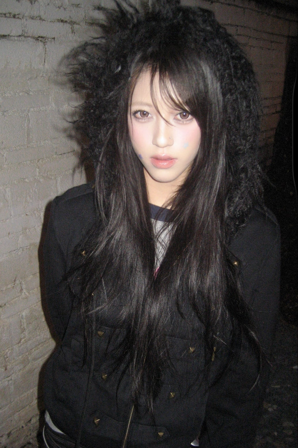 fur metal military jacket ZC30098