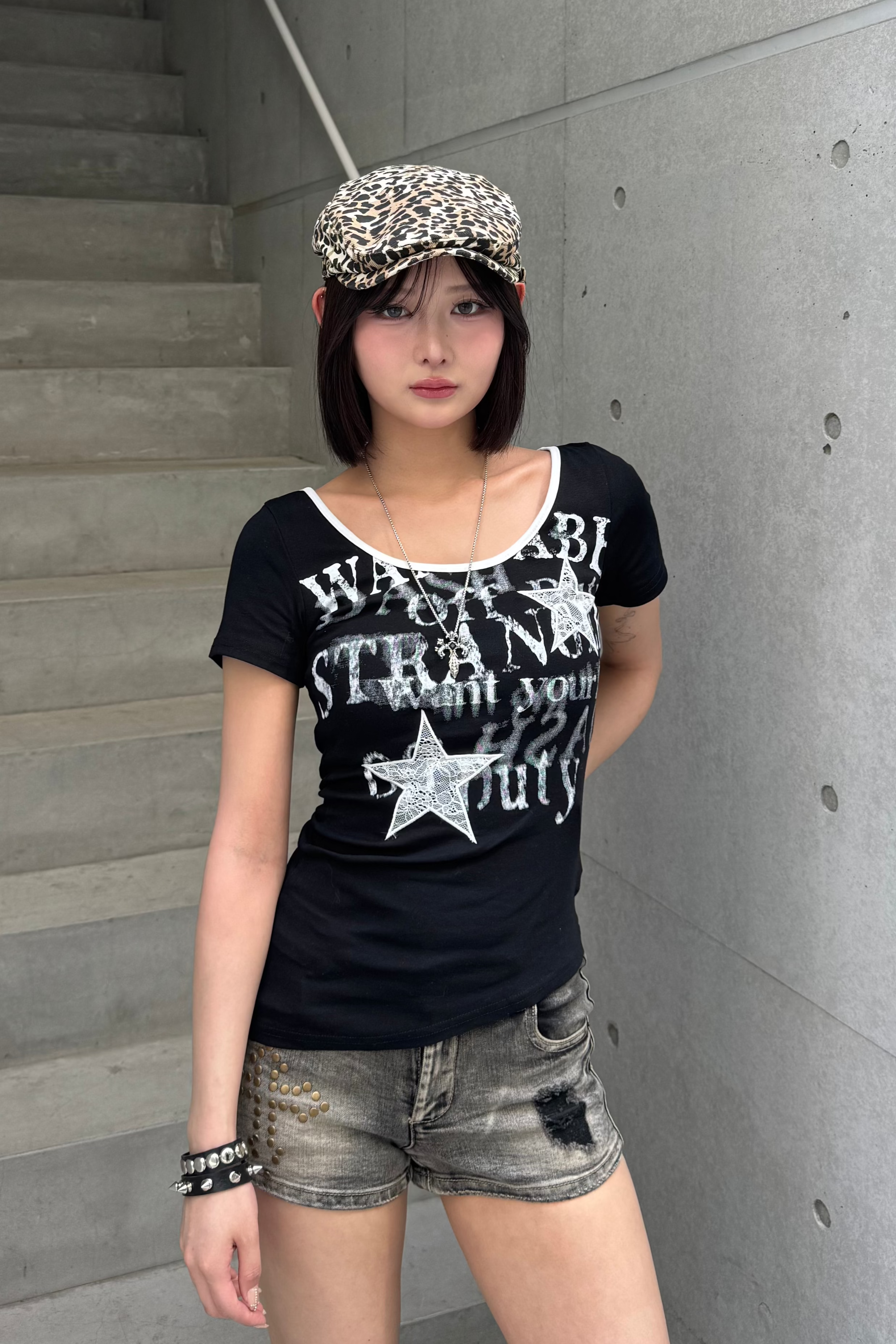 asymmetry rock print Tshirt ZC20865
