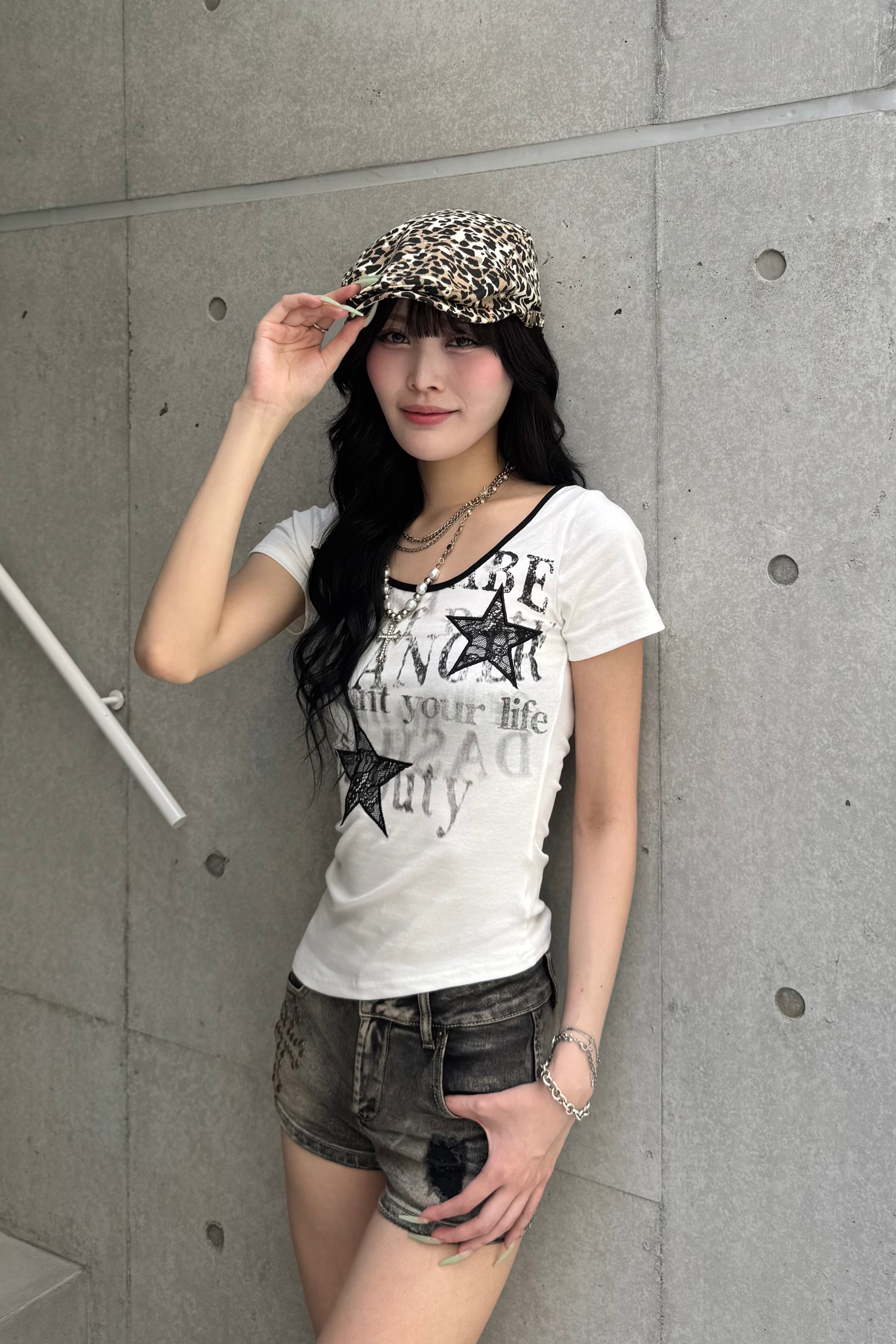 asymmetry rock print Tshirt ZC20865