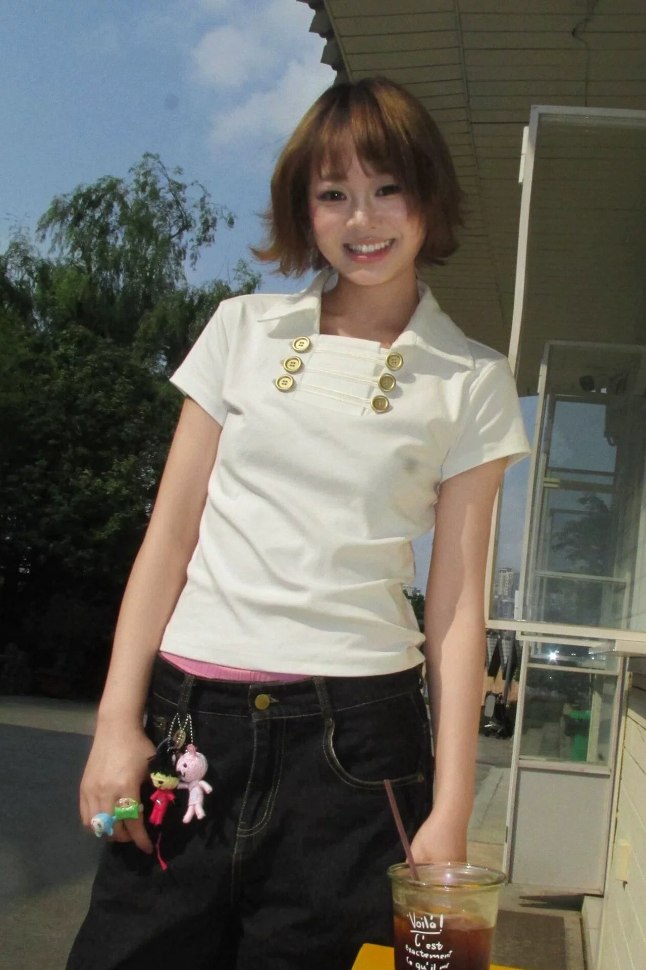 napoleon collared top ZC21375