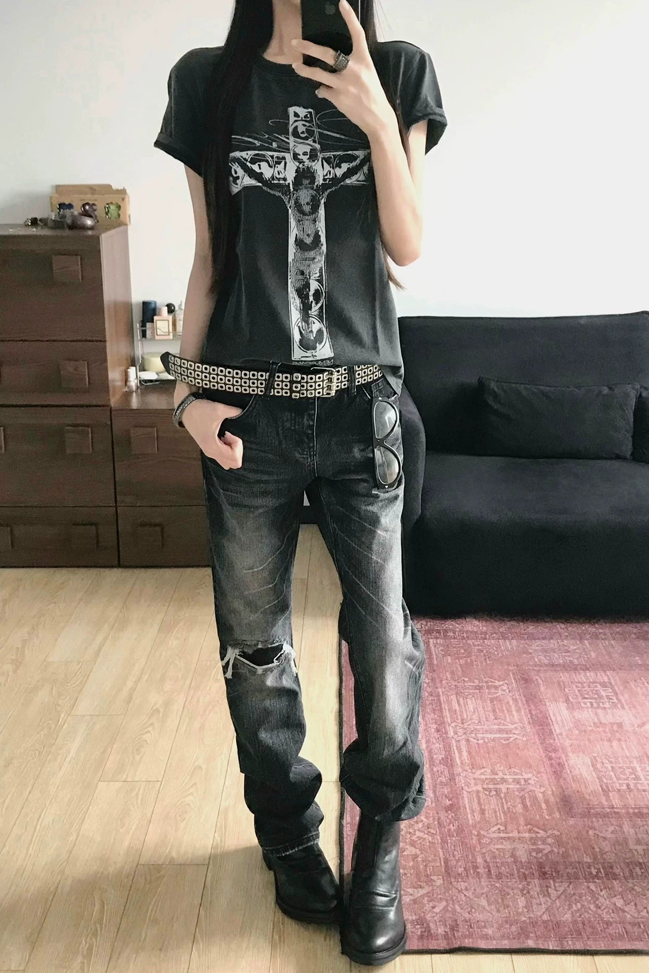 ビンテージクロスTシャツ ZC21388