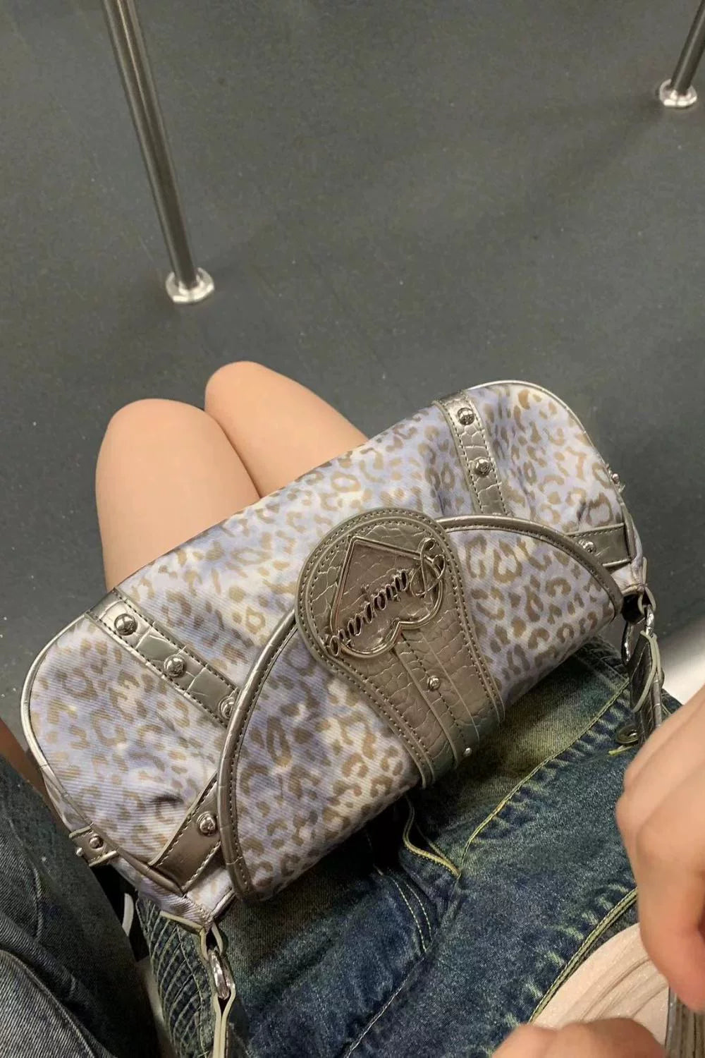 vintage leopard handbag ZC40141