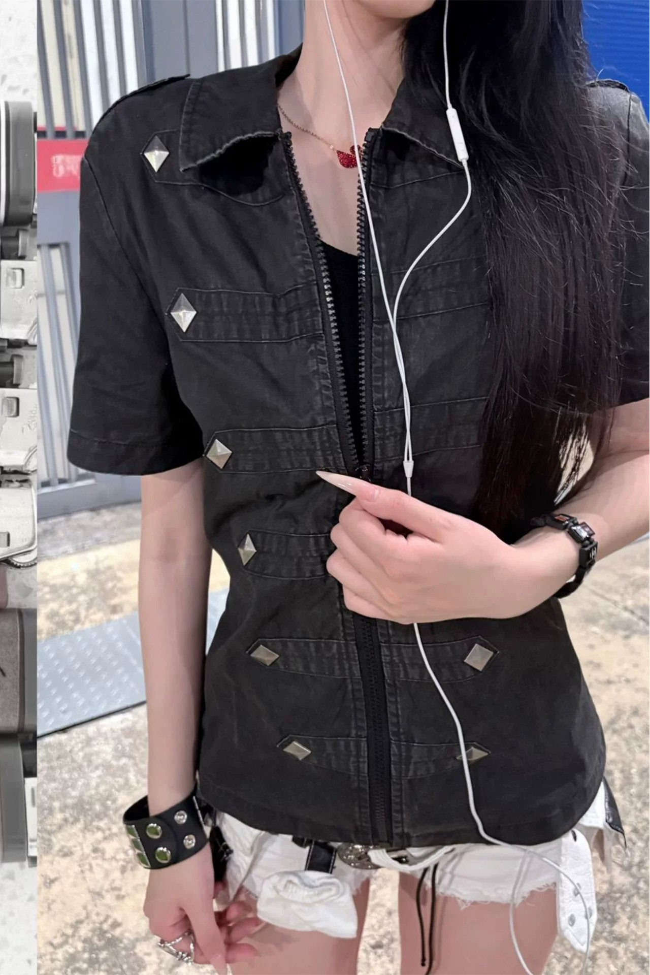 military tight tops ZC21350