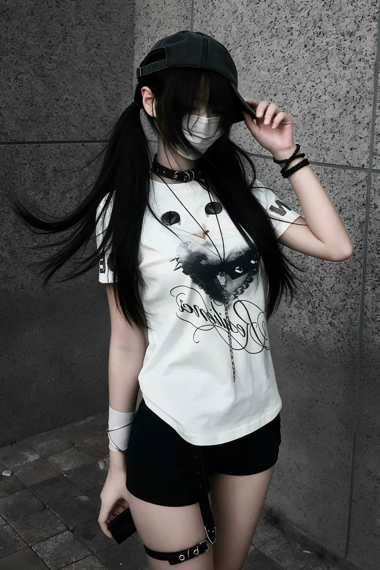グランジキャットTシャツ ZC21398