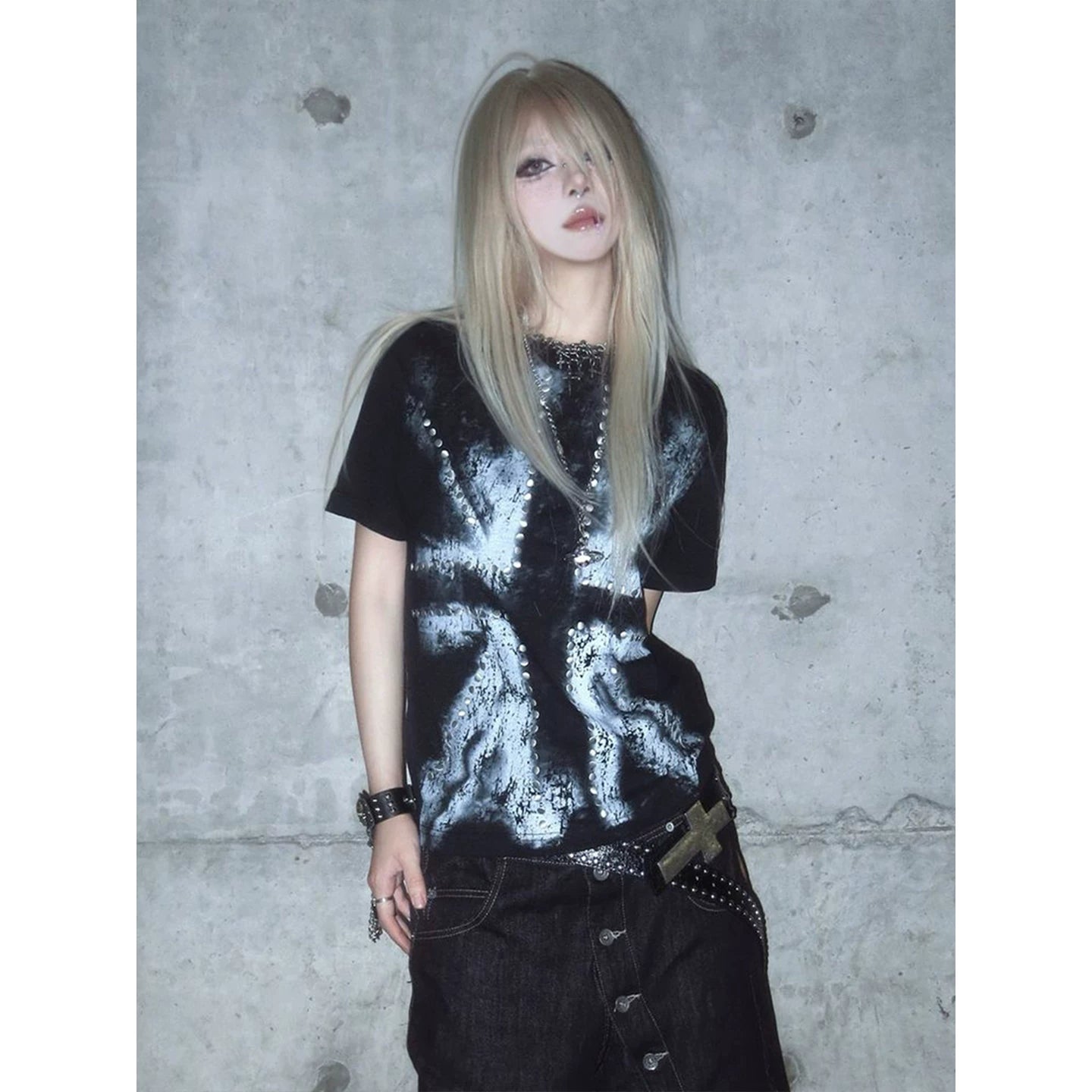 big union jack design tee ZC21368
