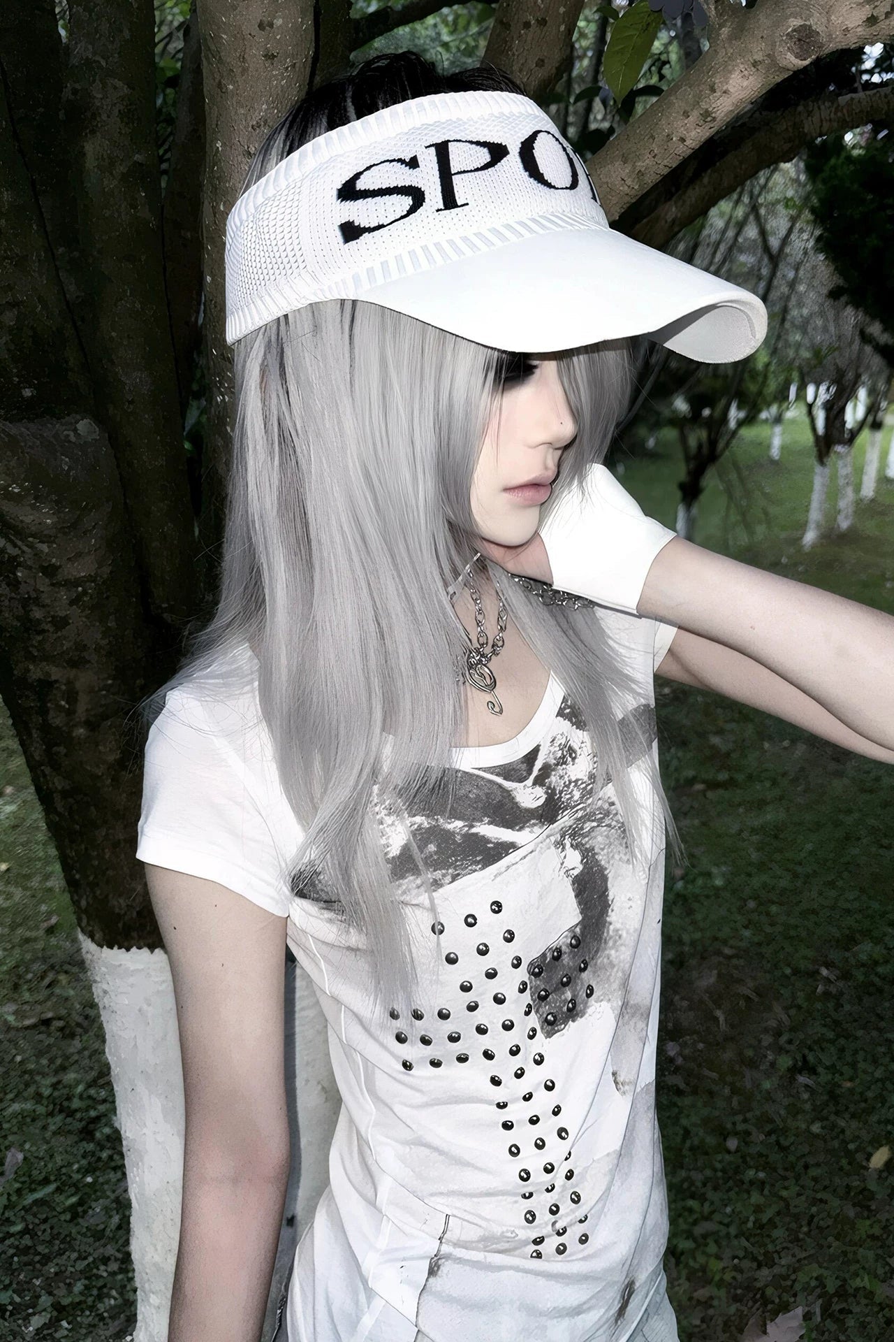vintage cross tight tee ZC21374