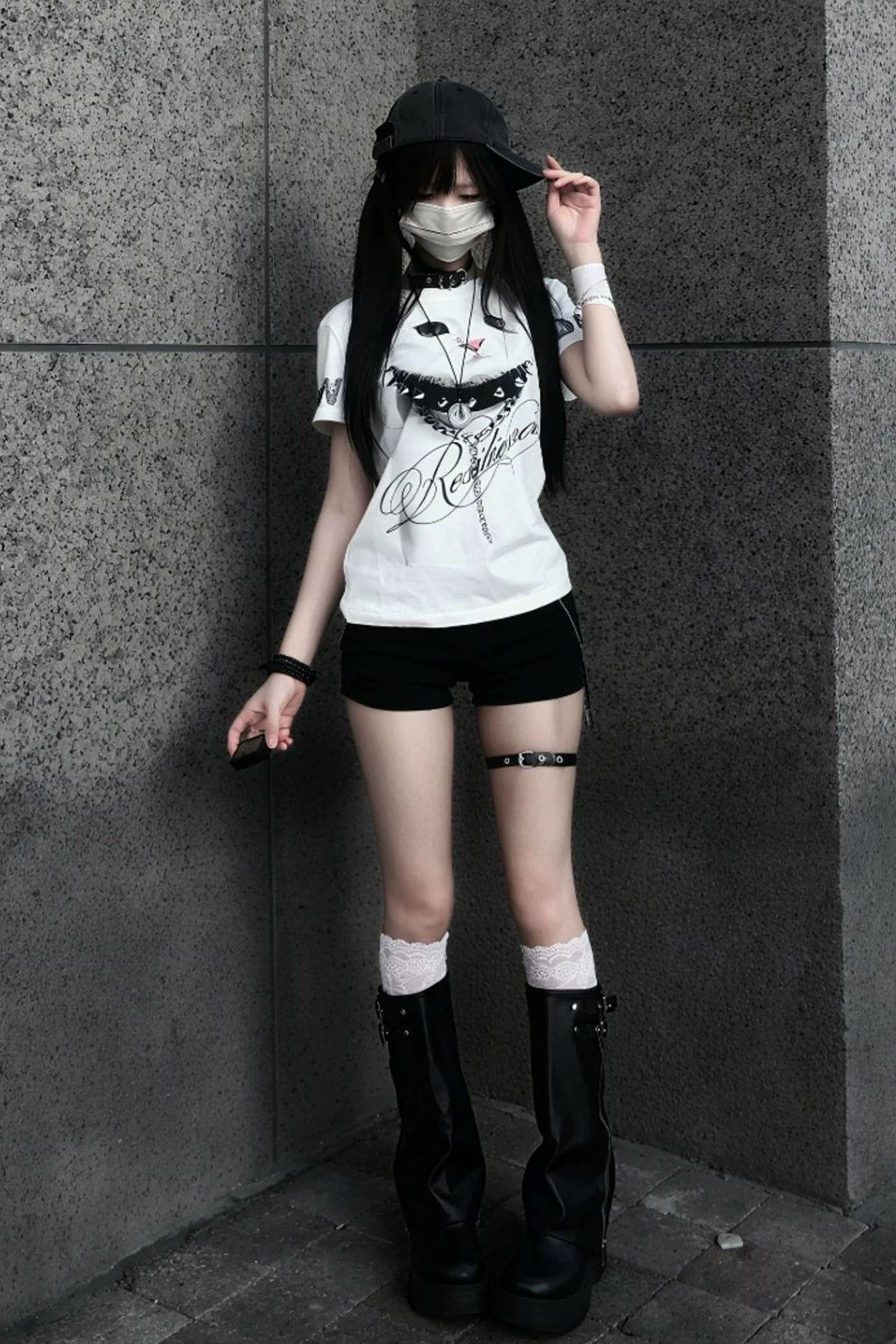 グランジキャットTシャツ ZC21398